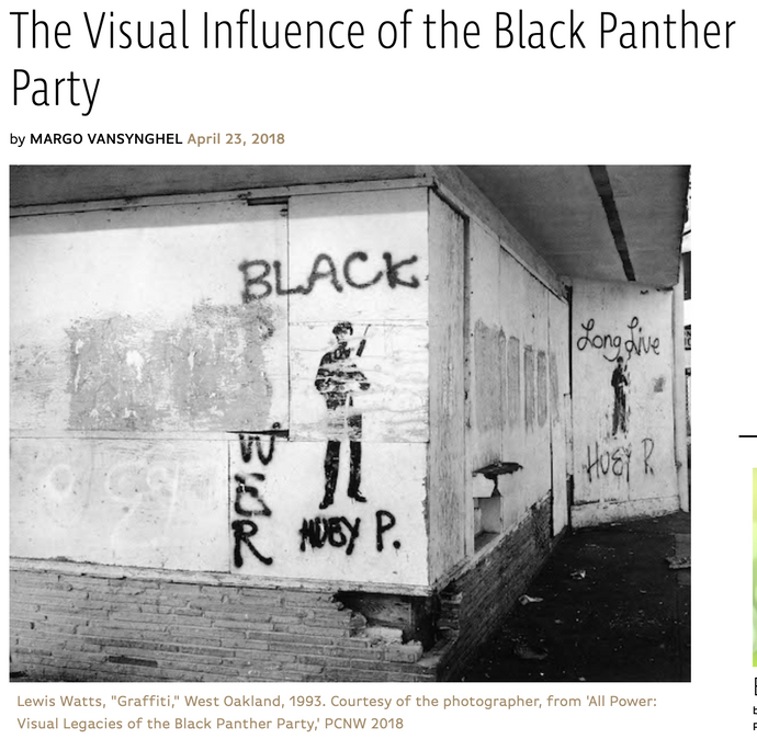 The Visual Influence of the Black Panther Party, City Arts Magazine